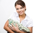 Woman with money Photo (4905350)